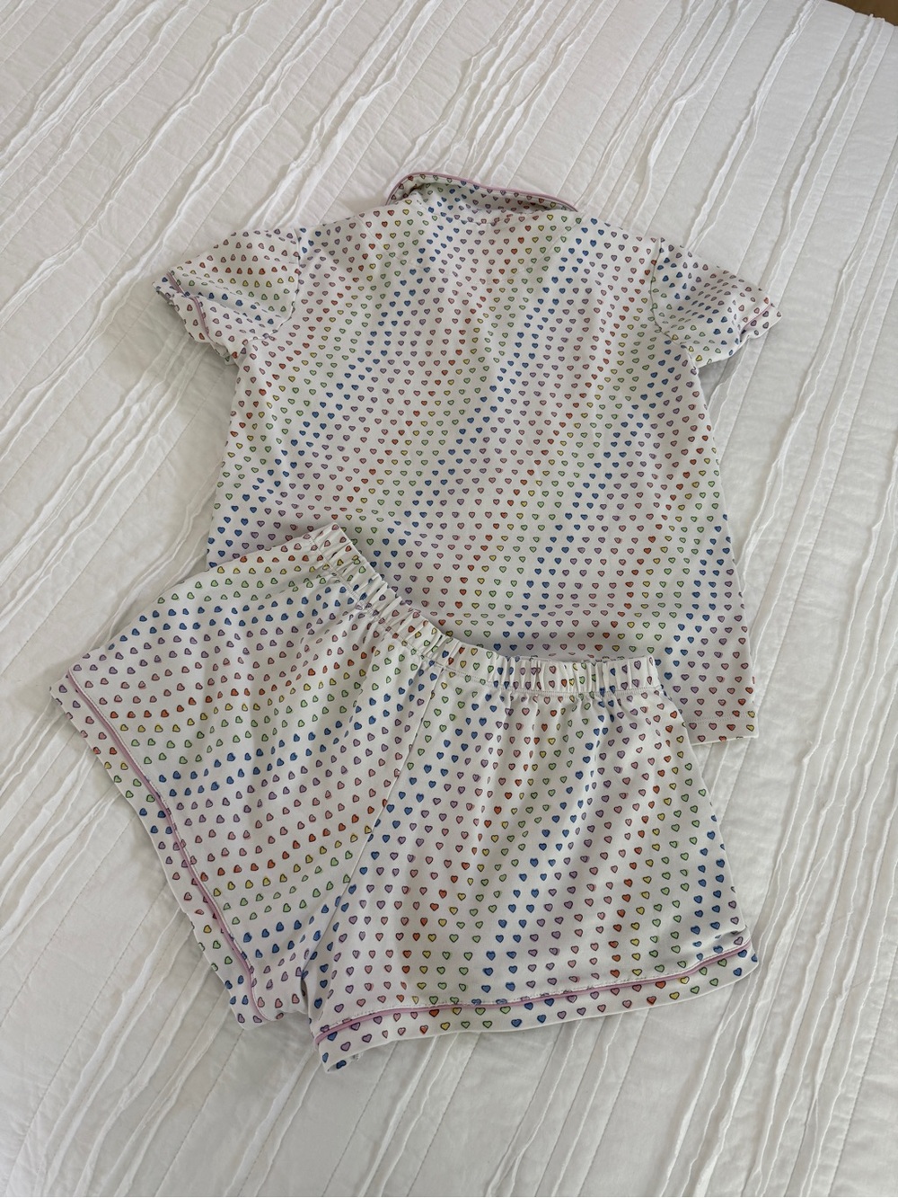 Roller Rabbit Disco Hearts Short Sleeve Pajama Set - Picture 3 of 3